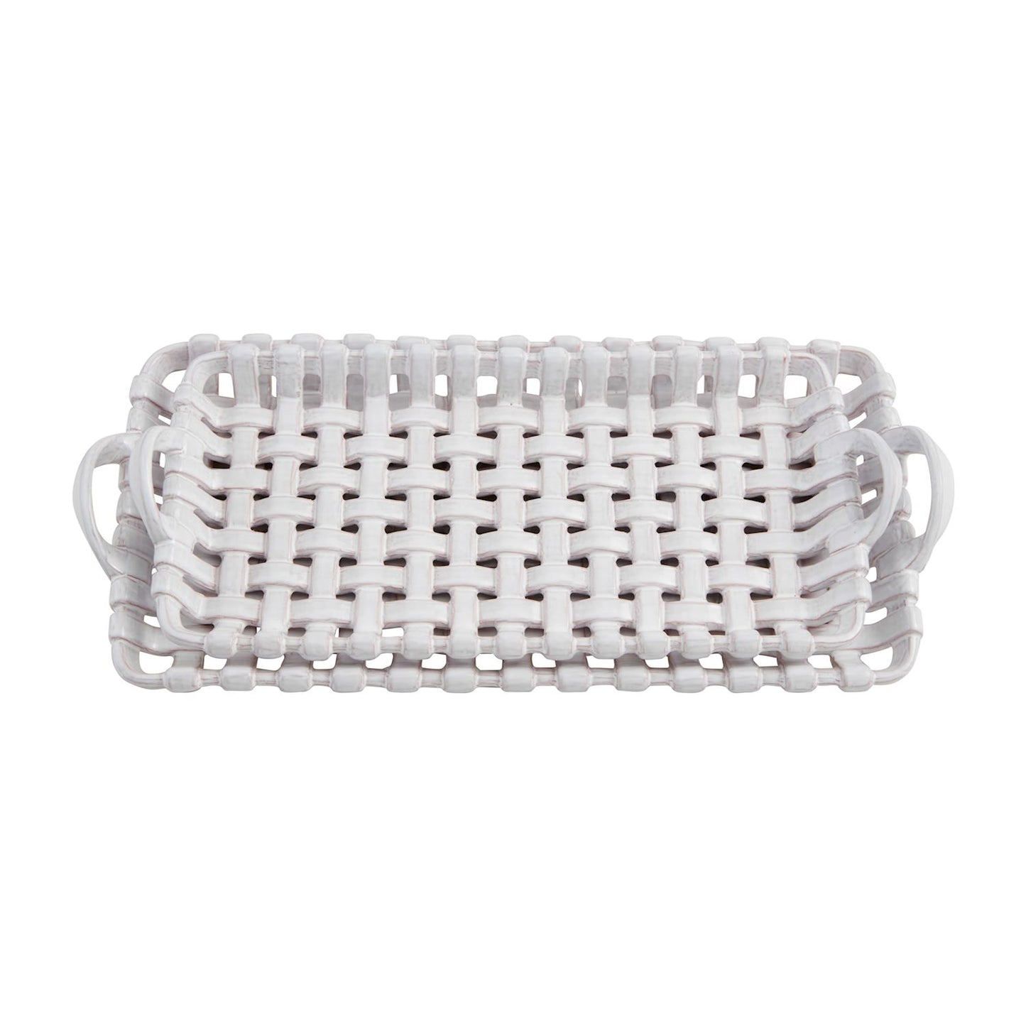 Basket Weave Tray Large