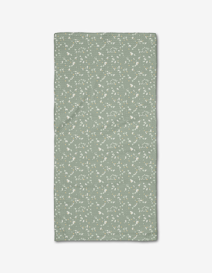 Geometry Chamomile Terrazzo Bar Towel