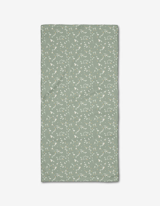 Geometry Chamomile Terrazzo Bar Towel