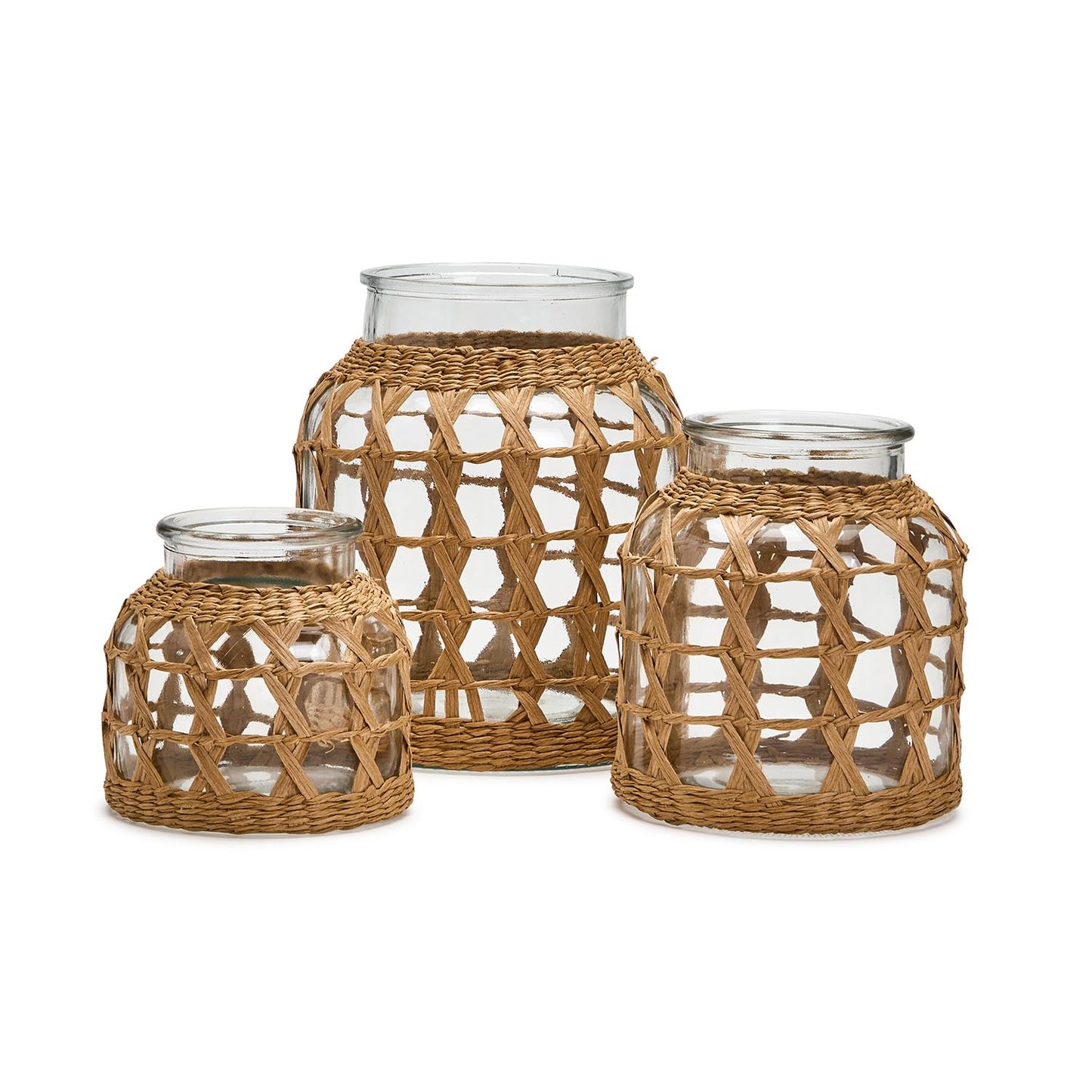 Hand Woven Lattice Vase Small