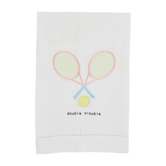 Double Trouble Tennis Towel