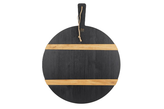 Etu Home Black Round  Mod Charcuterie Board Medium