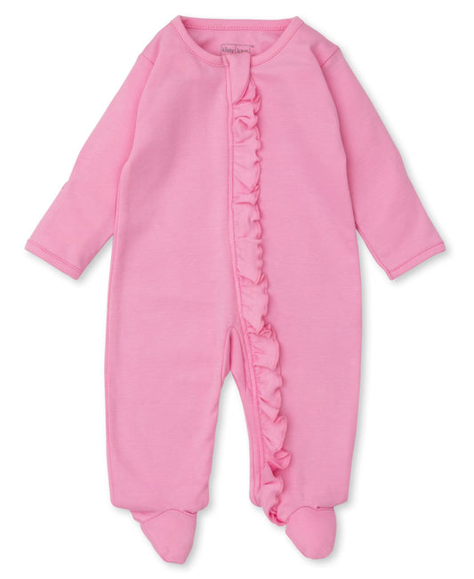 Kissy Kissy Pink Zip Footie 6-9m