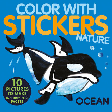 Color with Stickers Ocean Book