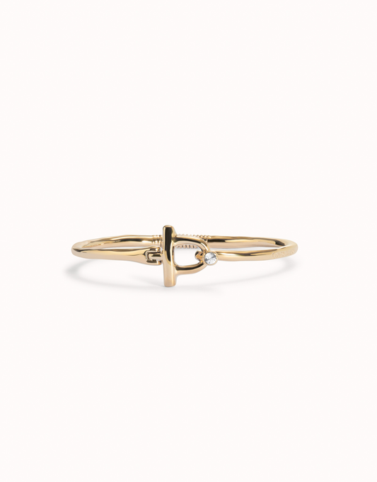 UNO de 50 Ser Indomitable Gold Bracelet