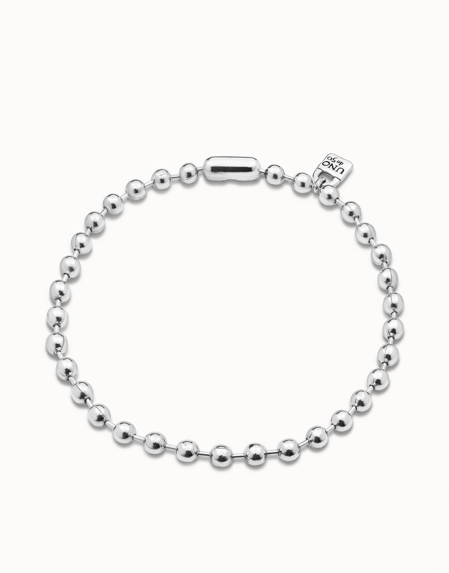 UNO de 50 Copito de Nieve Silver Necklace