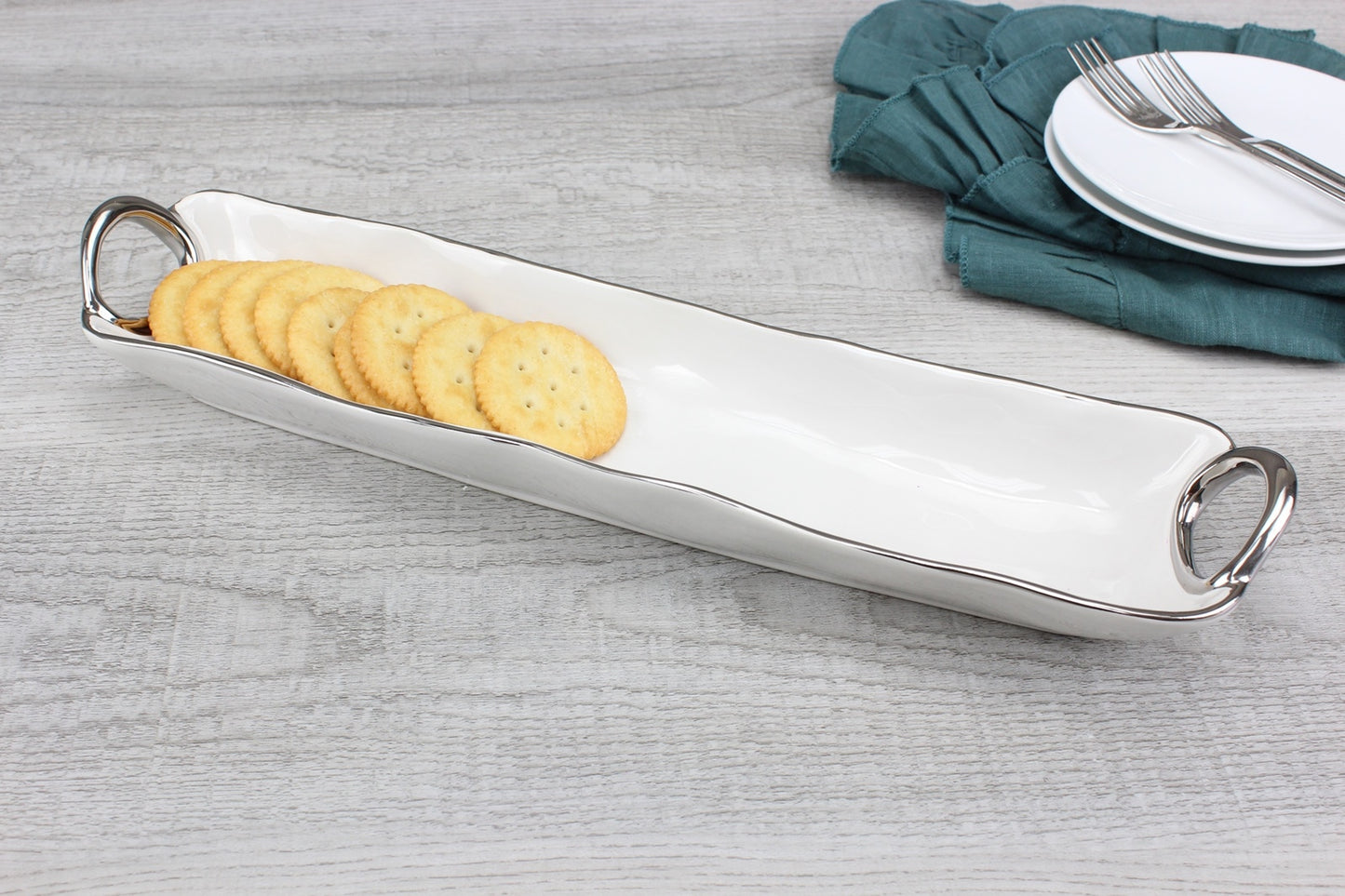 Pampa Bay Cracker Tray with Handles