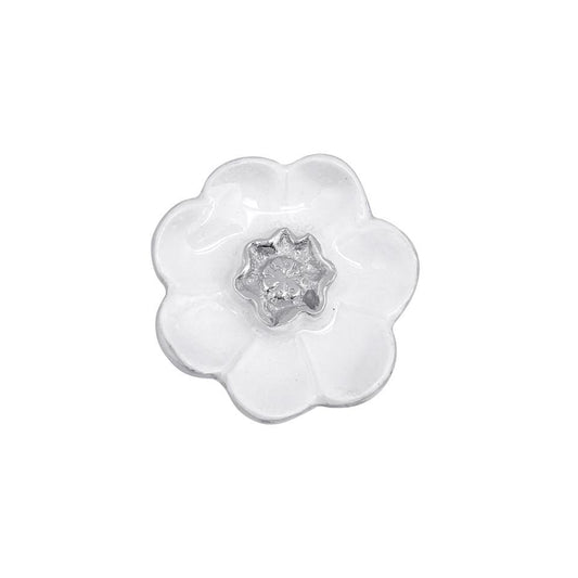 Mariposa White Flower Napkin Weight