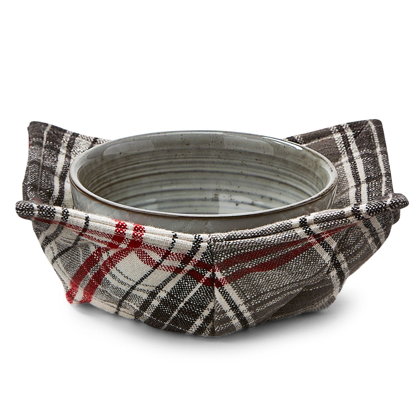 Cozy Bowl Gray Plaid