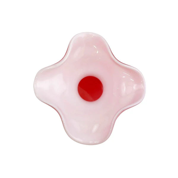 Vietri Red Hibiscus Vase Small