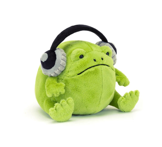 Jellycat Ricky Rain Frog w/Headphones