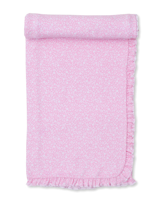 Kissy Kissy Fall Flower Patch Pink Blanket