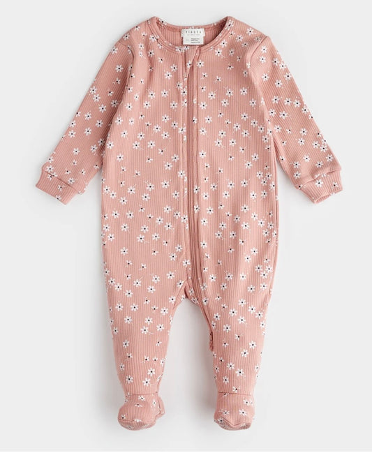 Petit Lemur Autumn Garden Pink Sleeper 9m