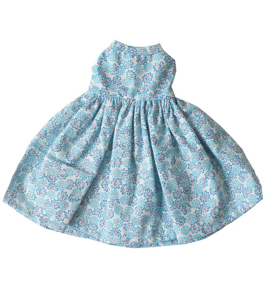 Alimrose Large Doll Blue Floral Dress