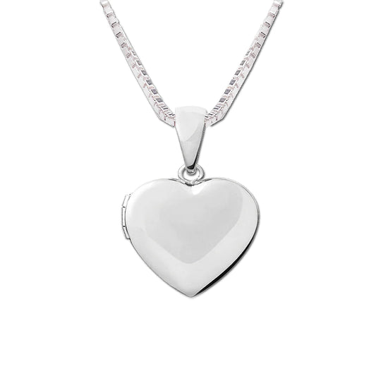 BCN Sterling Silver Heart Locket