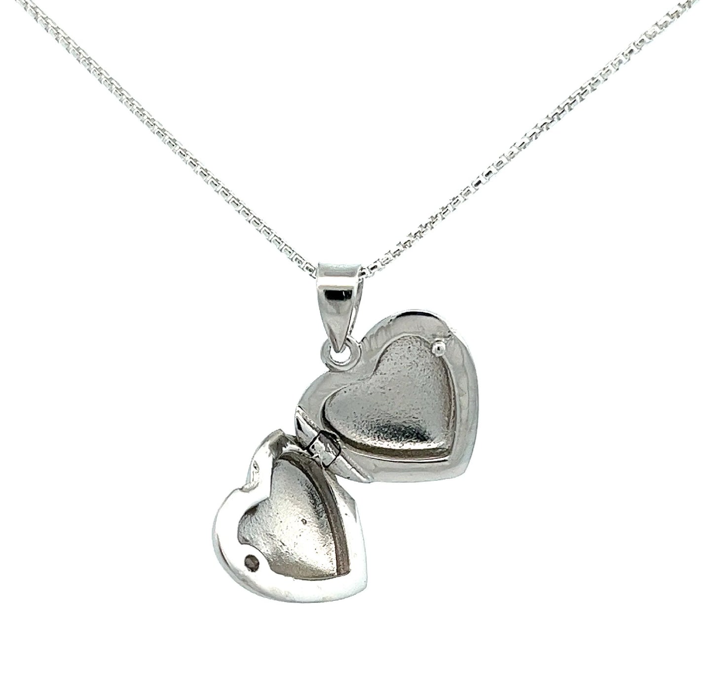 BCN Sterling Silver Heart Locket