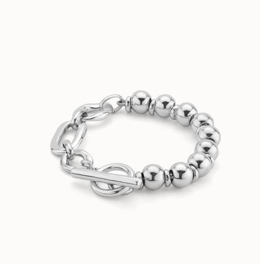 UNO de 50 Cheerful Silver Bracelet