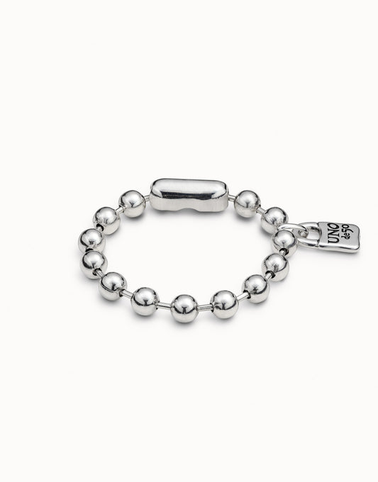 UNO de 50 Silver Copito de Nieve Bracelet