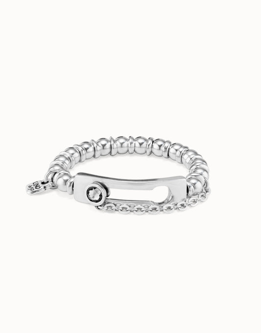 UNO de 50 Empower Silver Bracelet