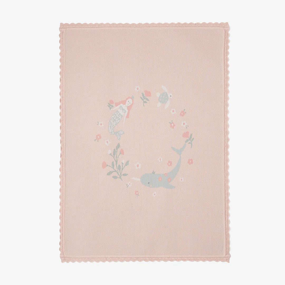 Elegant Baby Mermaid Blanket