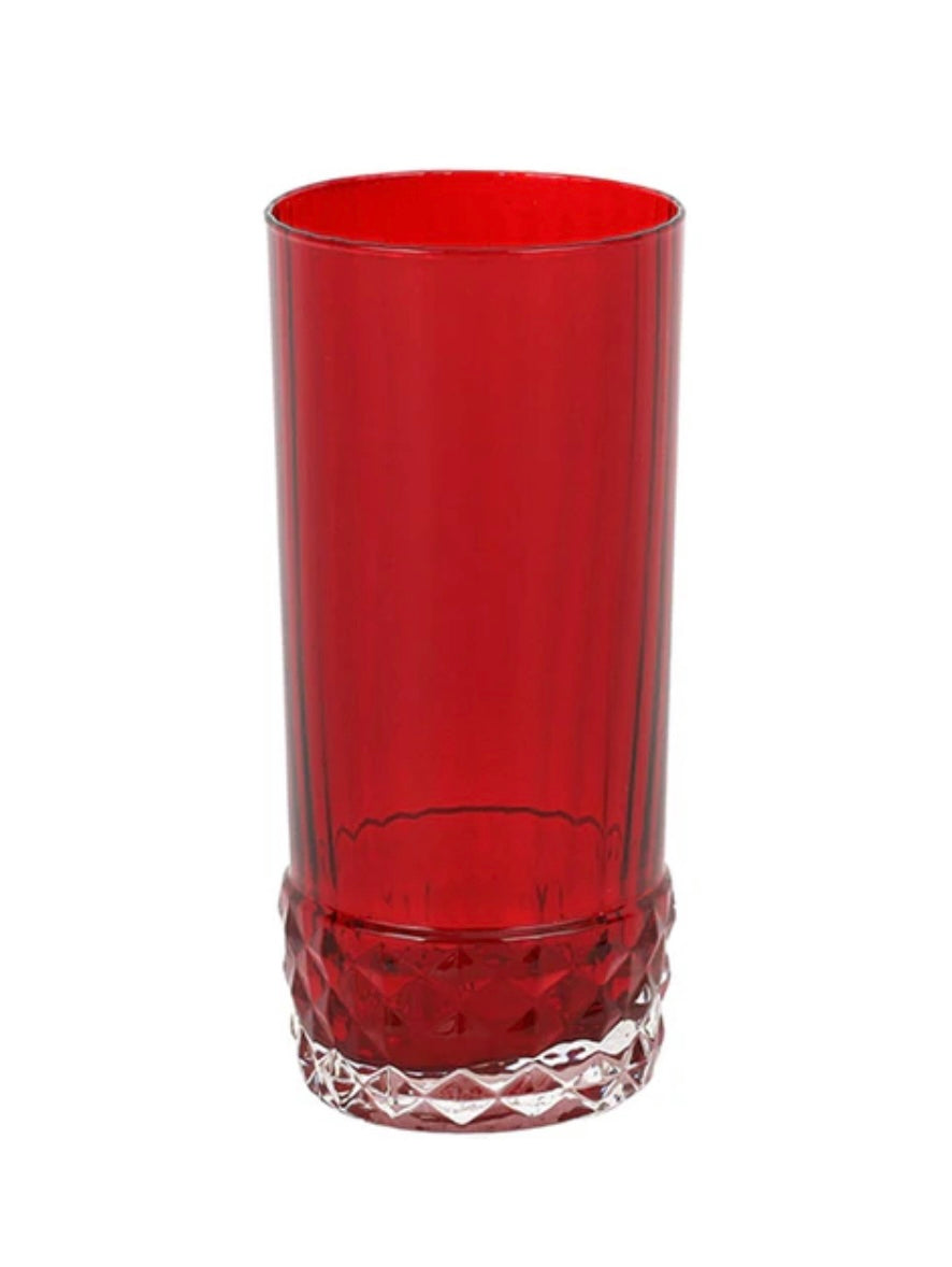 Vietri Deco Red Tall Tumbler