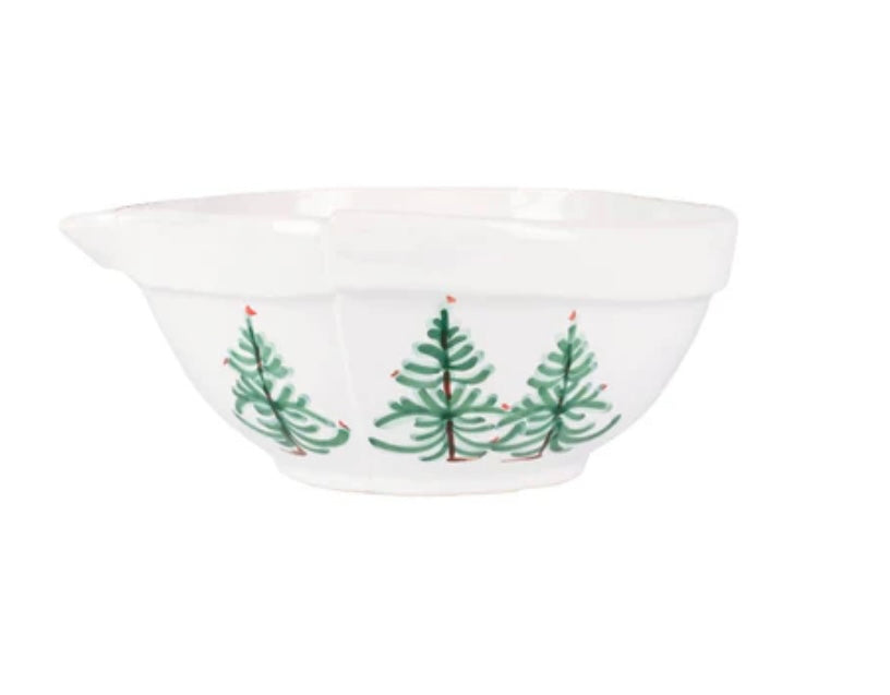 Vietri Lastra Holiday Small Mixing Bowl