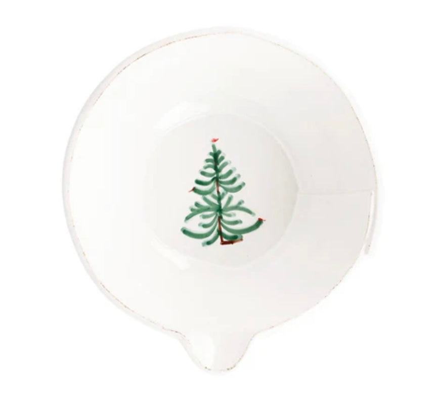 Vietri Lastra Holiday Small Mixing Bowl