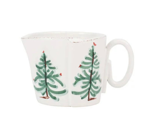 Vietri Lastra Holiday Creamer