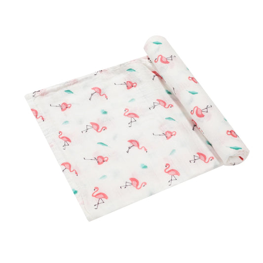 Bamboo Little Flamingo Swaddle