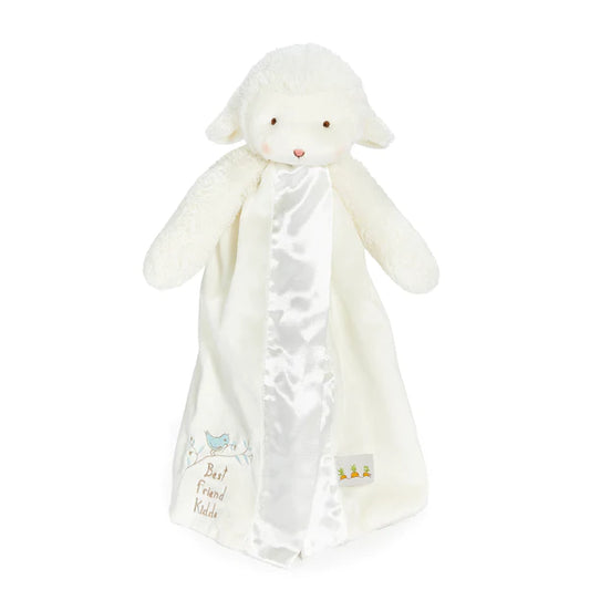 Bunnies by the Bay Kiddo Buddy Blanket White Lamb