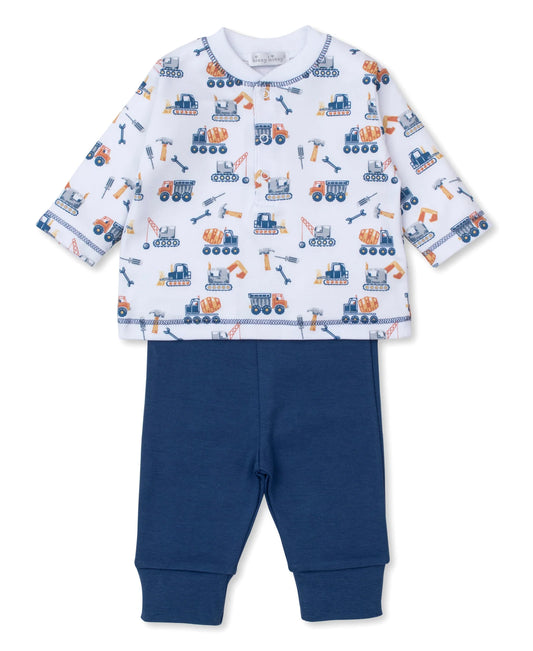 Kissy Kissy Construction Crew Pant Set 12-18m