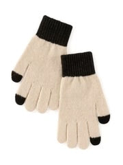 Shiraleah Tinsley Ivory Touchscreen Gloves