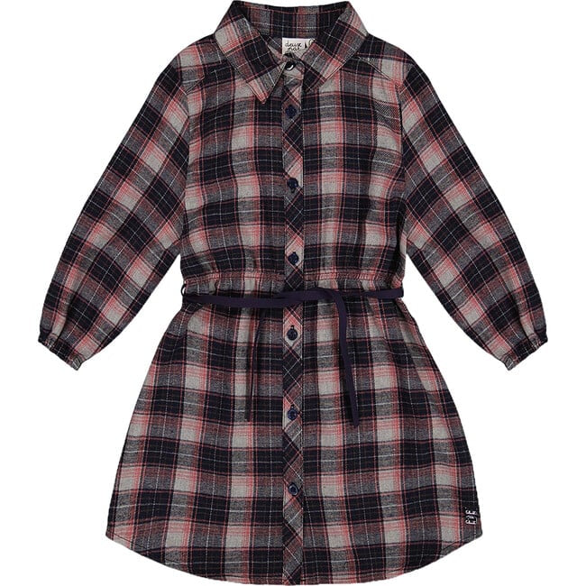 Deux Par Deux Plaid Outdoor 3 Shirt Dress