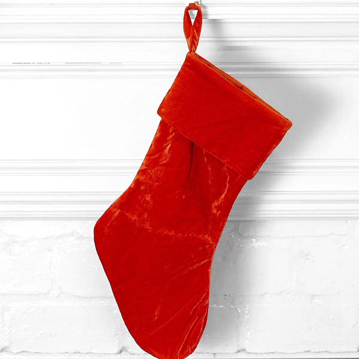 Royal Standard Red Velvet Stocking