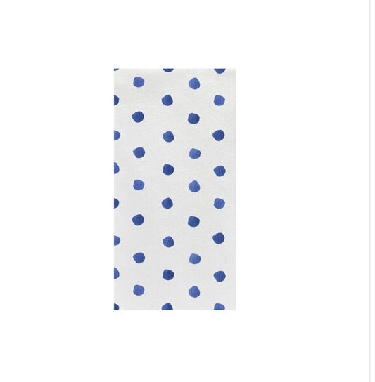 Vietri Papersoft Guest Towel Blue Dot (20)