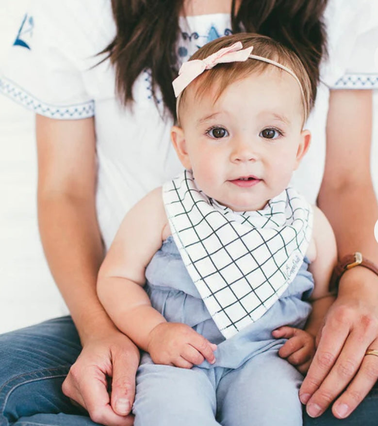 Copper Pearl Willow Bandana Bib Set Willow