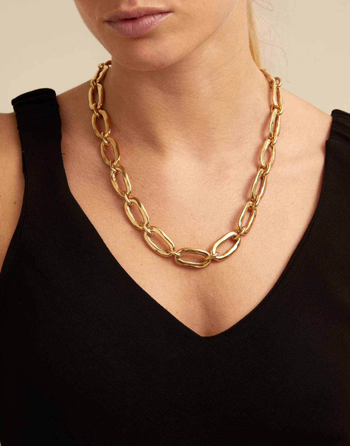 Uno de 50 Eslabon Gold Necklace