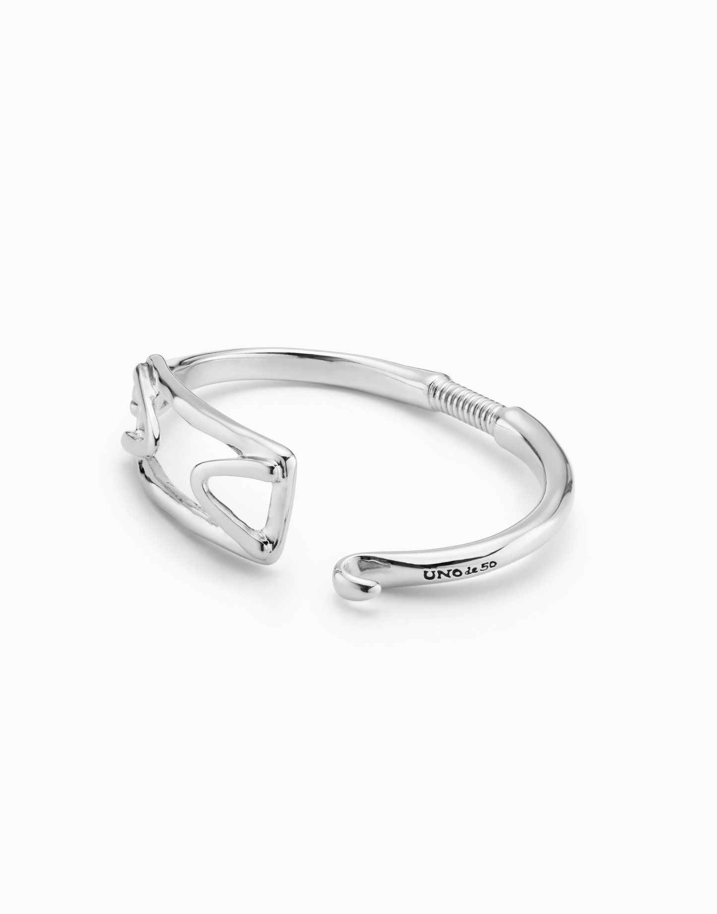 UNO de 50 Stand Out Silver Bracelet