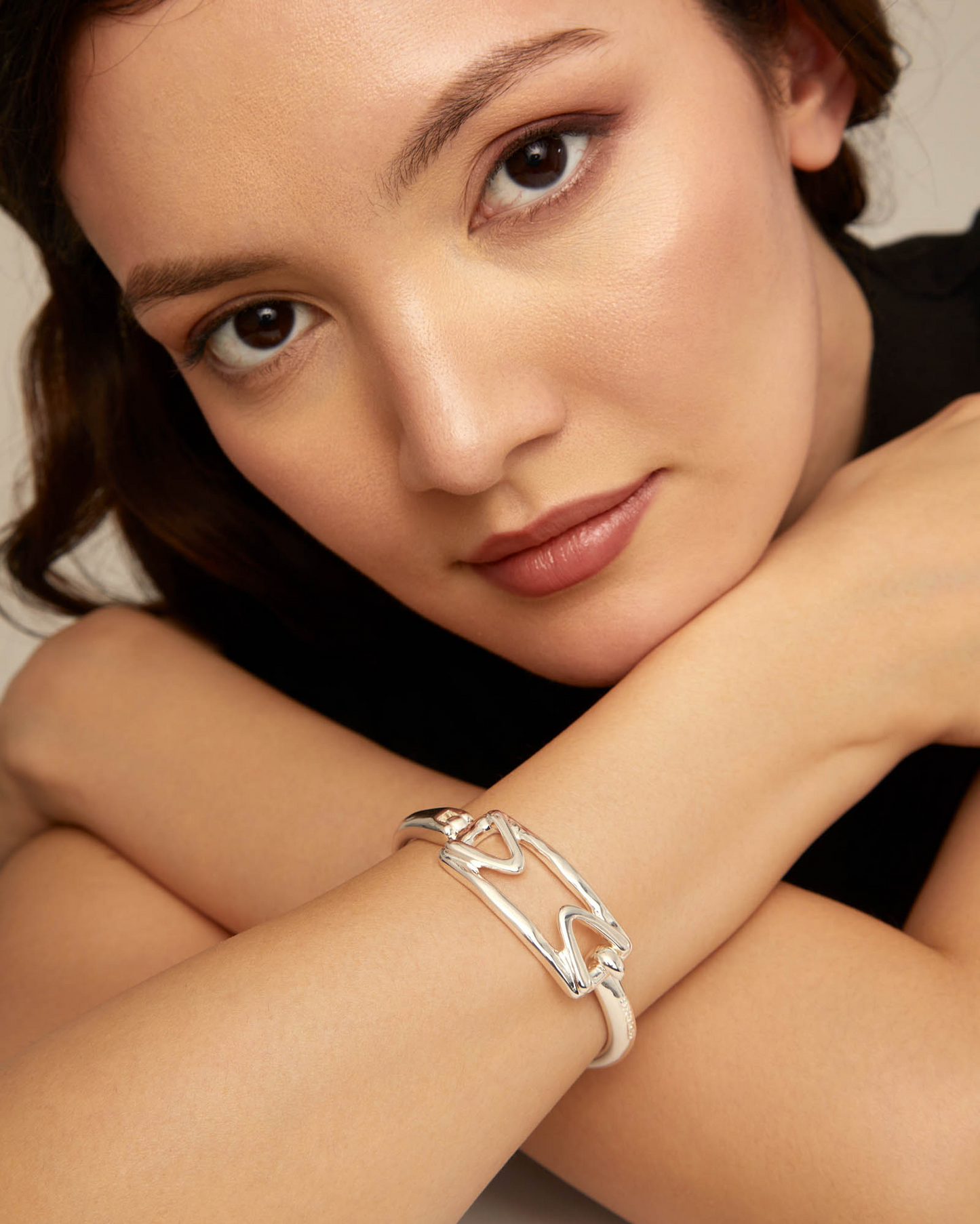 UNO de 50 Stand Out Silver Bracelet