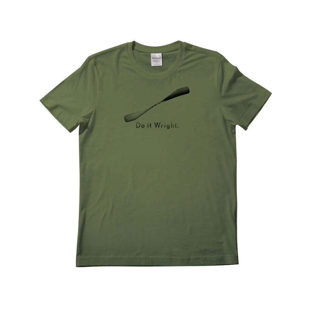 Wright Brothers Do it Wright Moss  Green T-shirt