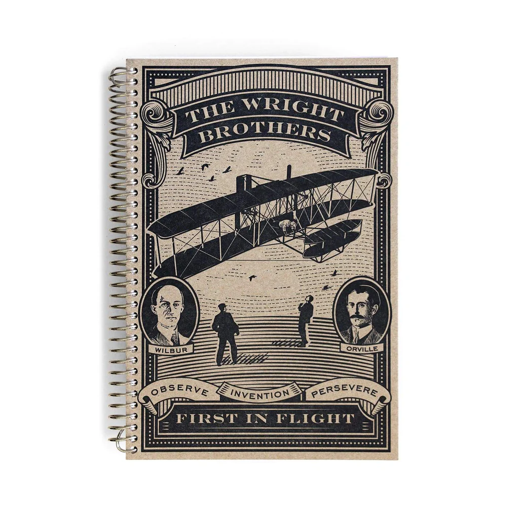 Wright Brothers First in Flight Spiral Notebook