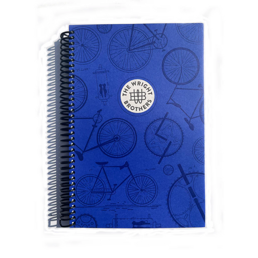 Wright Brothers Bicycle Spiral Notebook