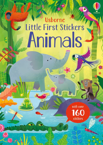 Usborne Little First Stickers Animals