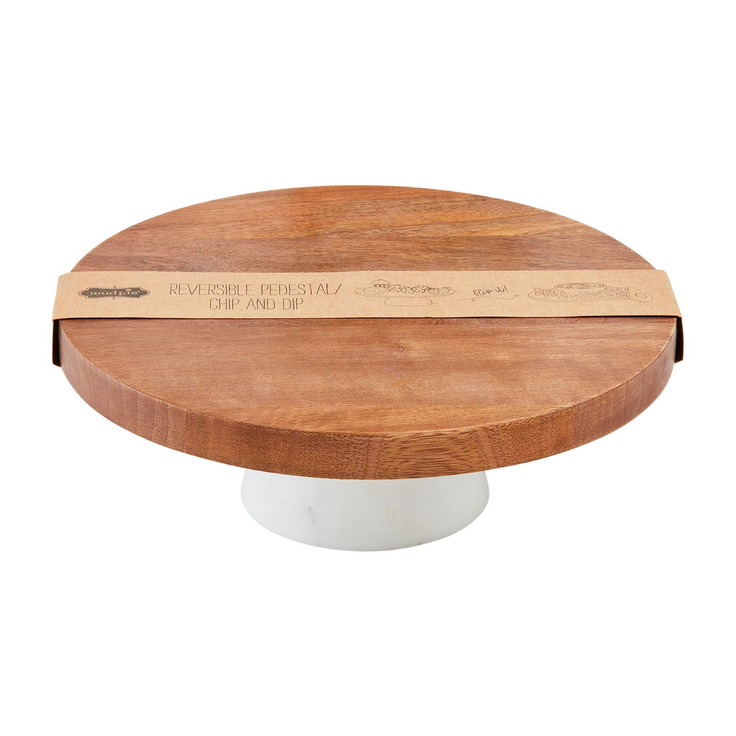 Wood reverse pedestal chip dip