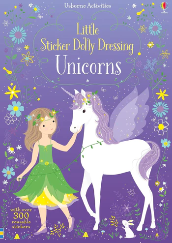 Usborne Little Sticker Dolly Dressing Unicorns