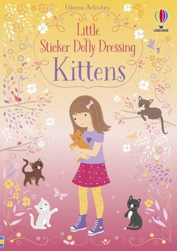 Usborne Little Sticker Dolly Dressing Kittens