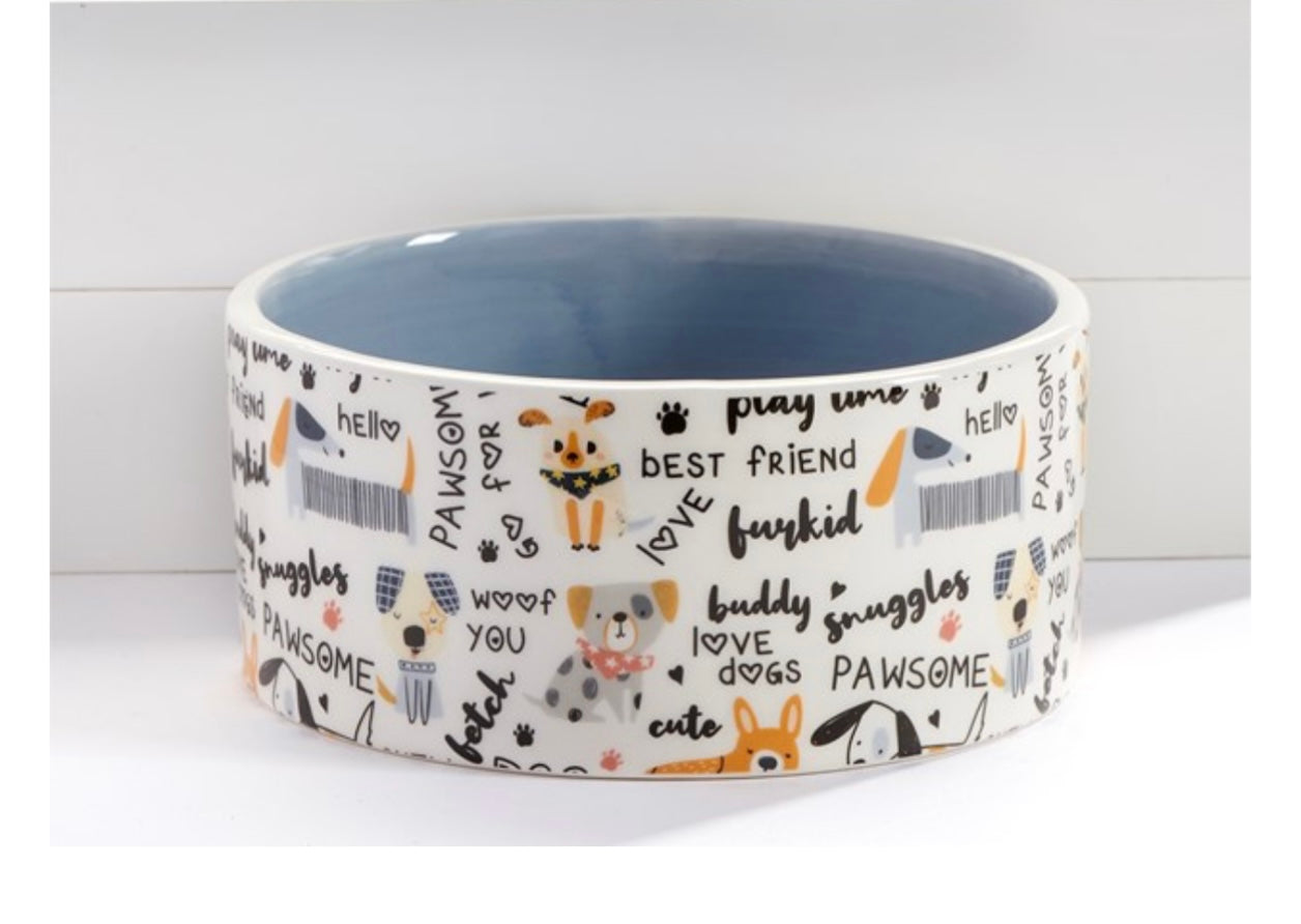 Ceramic Dog Bowl