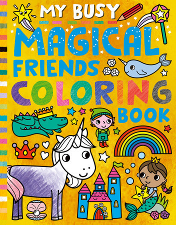 Book My Busy Magical Friends Coloring Book