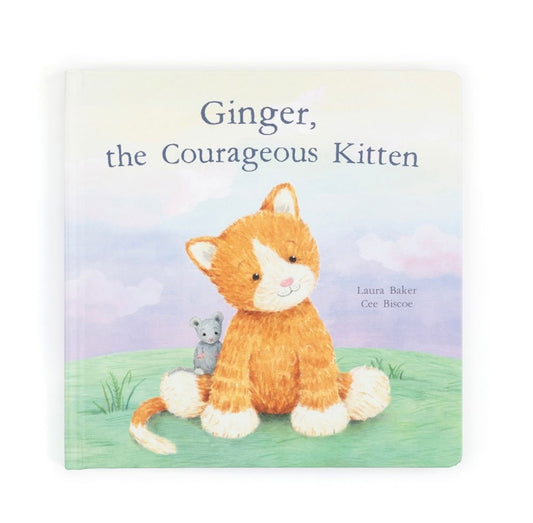 Jellycat Ginger, The Courageous Kitten Board Book