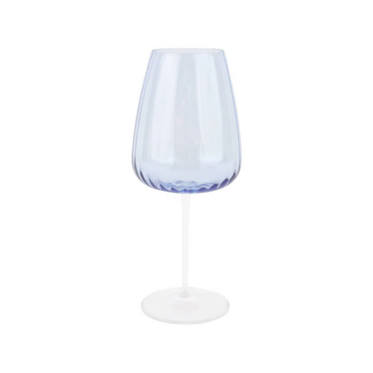 Vietri Francesca Light Blue Wine Glass